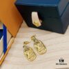 692fd11d99f2d84055c89eec LV 2022 New Arrival Gold and Silver Dual-Tone Letter Earrings Louis Vuitton Luxury Custom Heavy Gold Plating One-to-One Craftsmanship