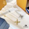 692fd12099f2d84055c89eef LV Louis Vuitton 2021 Bestseller ZP Out of Stock Smooth Flawless Series Pea Cross Necklace Vintage Super Stylish Look
