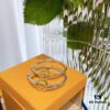 692fd12c99f2d84055c89f04 LV 2022 New Arrival Gold and Silver Dual-Tone Crescent Hook Earrings Louis Vuitton Luxury Custom Thick Gold Plating One-to-One Craftsmanship