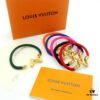 692fd13099f2d84055c89f0a LV Braided Bracelet in Colorful Volt Play 18K Gold Bracelet with Interlocking L and V Motif