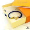 692fd13099f2d84055c89f0c LV Braided Bracelet in Colorful Volt Play 18K Gold Bracelet with Interlocking L and V Motif