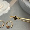 692fd14a99f2d84055c89f3b New Arrival Louis Vuitton LV Mother-of-Pearl Clover Double Flower Ring Set, Minimalist and Elegant Style, Classic Versatile Jewelry, Premium German-Imported V Gold Plated with Thick Gold Coating, Default Rose Gold, Available in Yellow and White Gold