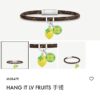 692fd14f99f2d84055c89f45 🆕Hang It LV Fruits Bracelet
