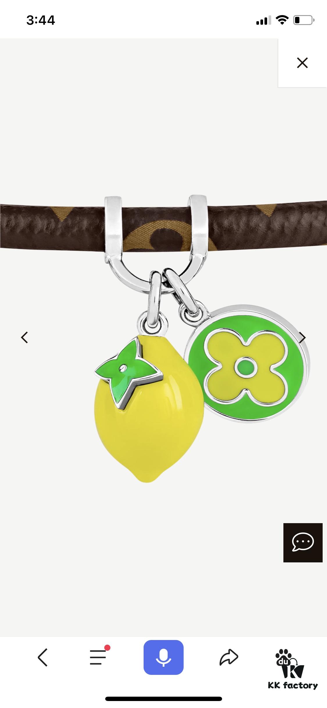 692fd15099f2d84055c89f47 🆕Hang It LV Fruits Bracelet