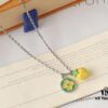 692fd15199f2d84055c89f49 New Donkey Brand Necklace ✨ Green and Yellow Lemon Pendant with Fresh Summer Vibes