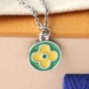 692fd15299f2d84055c89f4c New Donkey Brand Necklace ✨ Green and Yellow Lemon Pendant with Fresh Summer Vibes