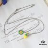 692fd15399f2d84055c89f4f New Donkey Brand Necklace ✨ Green and Yellow Lemon Pendant with Fresh Summer Vibes