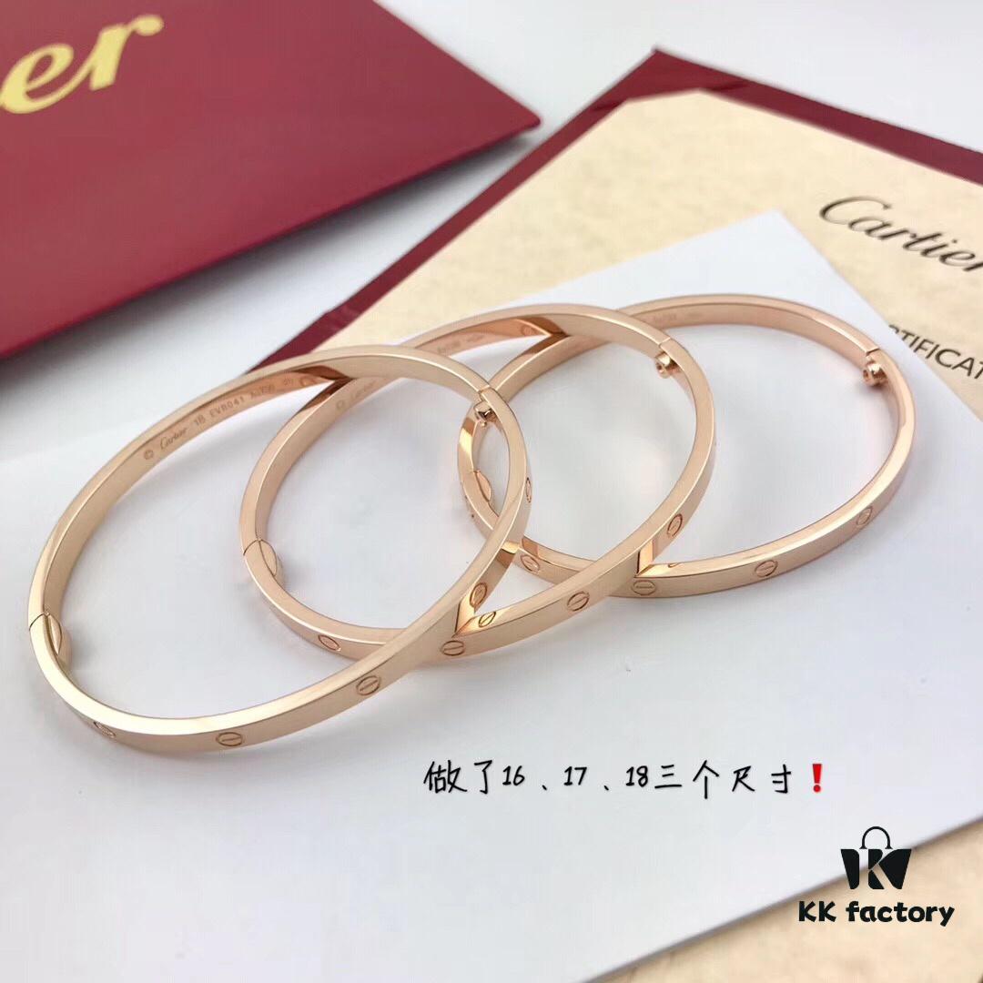 692fd17f99f2d84055c89fb5 Top-Tier Purchased from Official Website: Cartier LOVE Bracelet Narrow Edition, 18K Rose/White Gold Plated Imported Substrate, High-End Custom Design Without Diamonds, Screw Bracelet