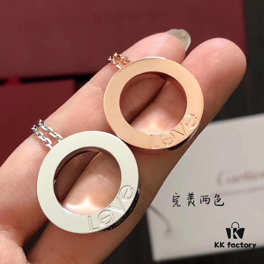 692fd17f99f2d84055c89fb7 Cartier LOVE Round Pendant Necklace