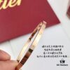 692fd18399f2d84055c89fc1 Top-Tier Purchased from Official Website: Cartier LOVE Bracelet Narrow Edition, 18K Rose/White Gold Plated Imported Substrate, High-End Custom Design Without Diamonds, Screw Bracelet