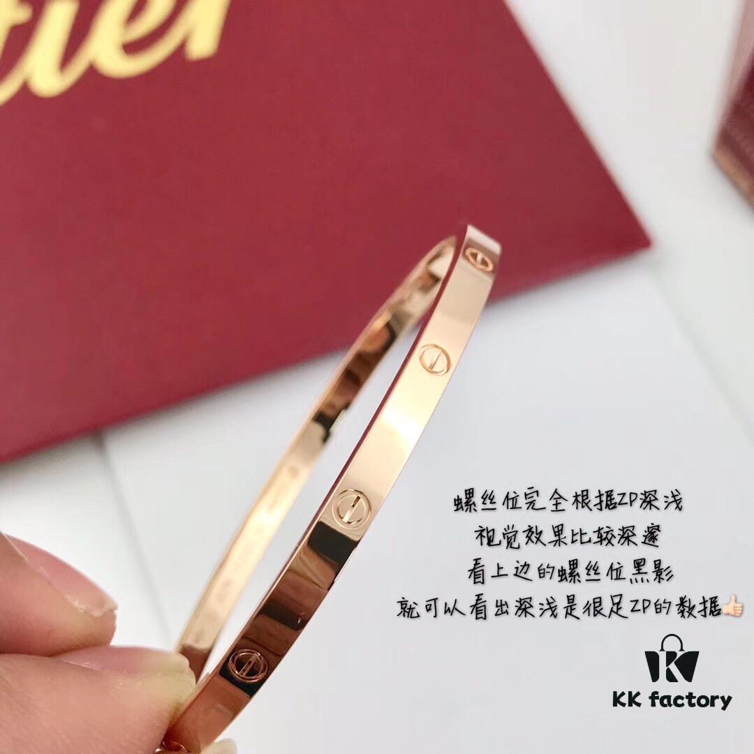 692fd18399f2d84055c89fc1 Top-Tier Purchased from Official Website: Cartier LOVE Bracelet Narrow Edition, 18K Rose/White Gold Plated Imported Substrate, High-End Custom Design Without Diamonds, Screw Bracelet