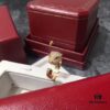 692fd18799f2d84055c89fcc Cartier Panther Head Diamond-Paved Open Ring in Sterling Silver with 18K Rose Gold Plating, Zirconia Inlay, Available in Three Colors: Gold, Silver, and Rose Gold
