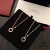 692fd19599f2d84055c89ff3 Cartier Z Necklace, Authentic Gold and Diamond Version, Love Collection, Exquisite Double-Layer Chain Design