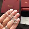 692fd19699f2d84055c89ff7 Cartier Z Necklace, Authentic Gold and Diamond Version, Love Collection, Exquisite Double-Layer Chain Design