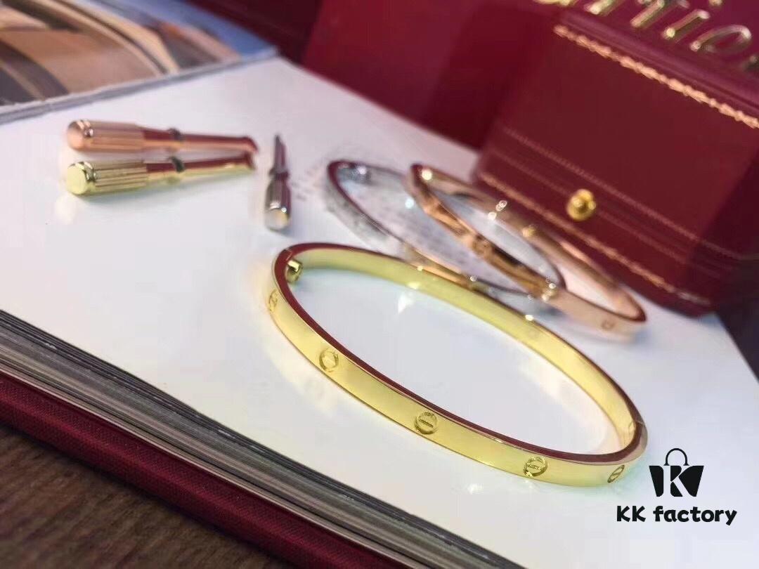 692fd1a299f2d84055c8a017 Top-Tier Purchased Cartier Love Bracelet – Newly Released Slim Design, 18K Rose/White Gold Plated, Imported High-Quality Alloy, Screw-Style Bracelet Without Diamonds