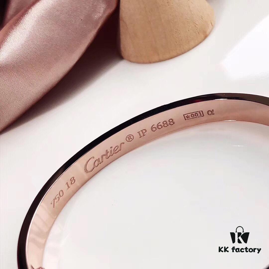 692fd1a399f2d84055c8a018 Top-Tier Cartier Love Bracelet Narrow Version with Screw Design, Heavyweight Recommendation, Proxy Purchase Edition with Screwdriver, Rose Gold Plated 925 Sterling Silver Micro-Inlay Craftsmanship