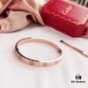 692fd1a399f2d84055c8a01a Top-Tier Cartier Love Bracelet Narrow Version with Screw Design, Heavyweight Recommendation, Proxy Purchase Edition with Screwdriver, Rose Gold Plated 925 Sterling Silver Micro-Inlay Craftsmanship