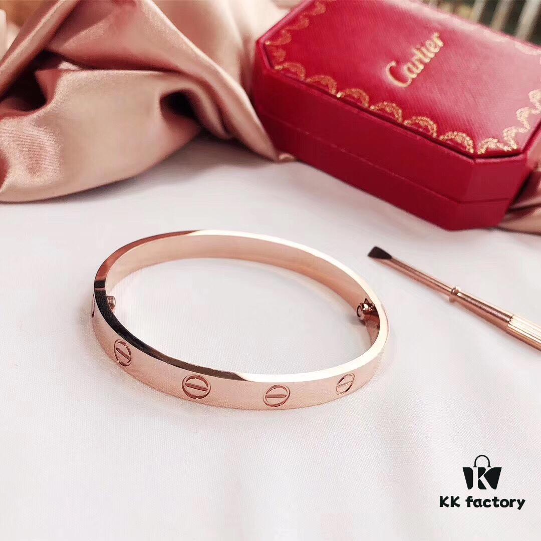 692fd1a399f2d84055c8a01a Top-Tier Cartier Love Bracelet Narrow Version with Screw Design, Heavyweight Recommendation, Proxy Purchase Edition with Screwdriver, Rose Gold Plated 925 Sterling Silver Micro-Inlay Craftsmanship