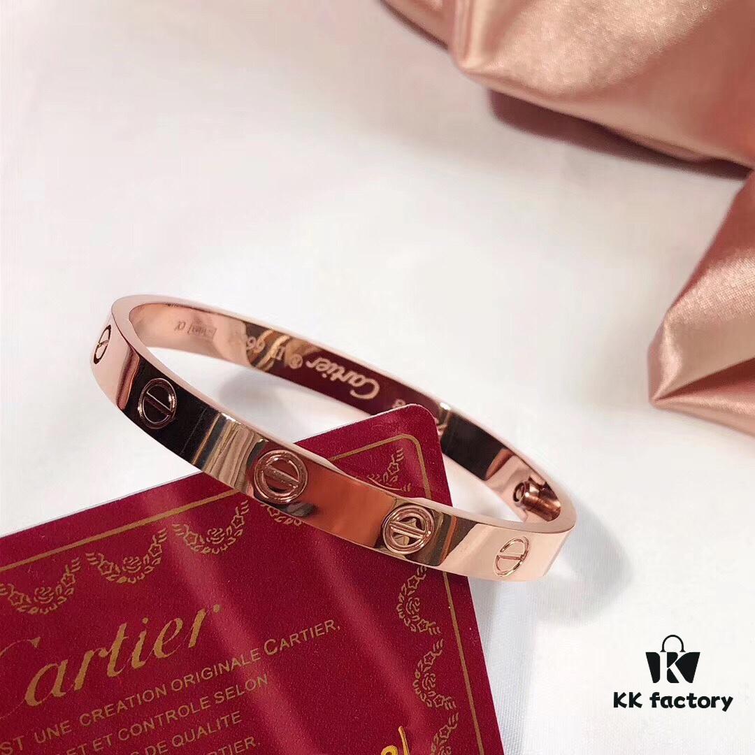 692fd1a499f2d84055c8a01c Top-Tier Cartier Love Bracelet Narrow Version with Screw Design, Heavyweight Recommendation, Proxy Purchase Edition with Screwdriver, Rose Gold Plated 925 Sterling Silver Micro-Inlay Craftsmanship
