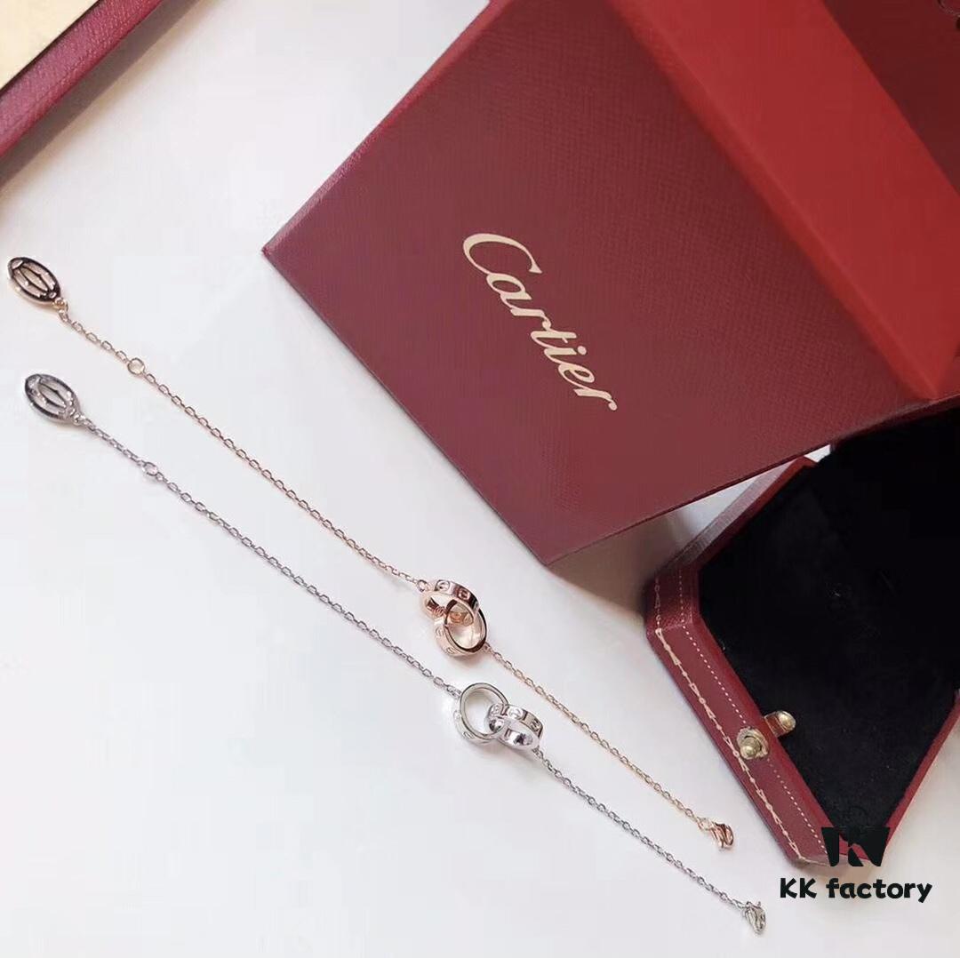 692fd1a799f2d84055c8a025 Cartier LOVE Series Screw Design Dual Ring Bracelet, High-End Custom Craftsmanship, Heavy-Duty S925 Silver Gold-Plated CNC Version, Classic and Timeless Design