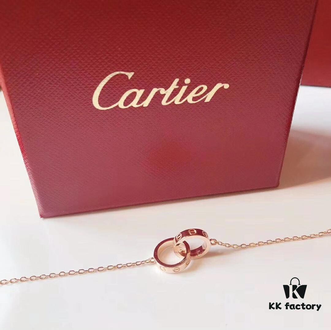 692fd1a799f2d84055c8a026 Cartier LOVE Series Screw Design Dual Ring Bracelet, High-End Custom Craftsmanship, Heavy-Duty S925 Silver Gold-Plated CNC Version, Classic and Timeless Design