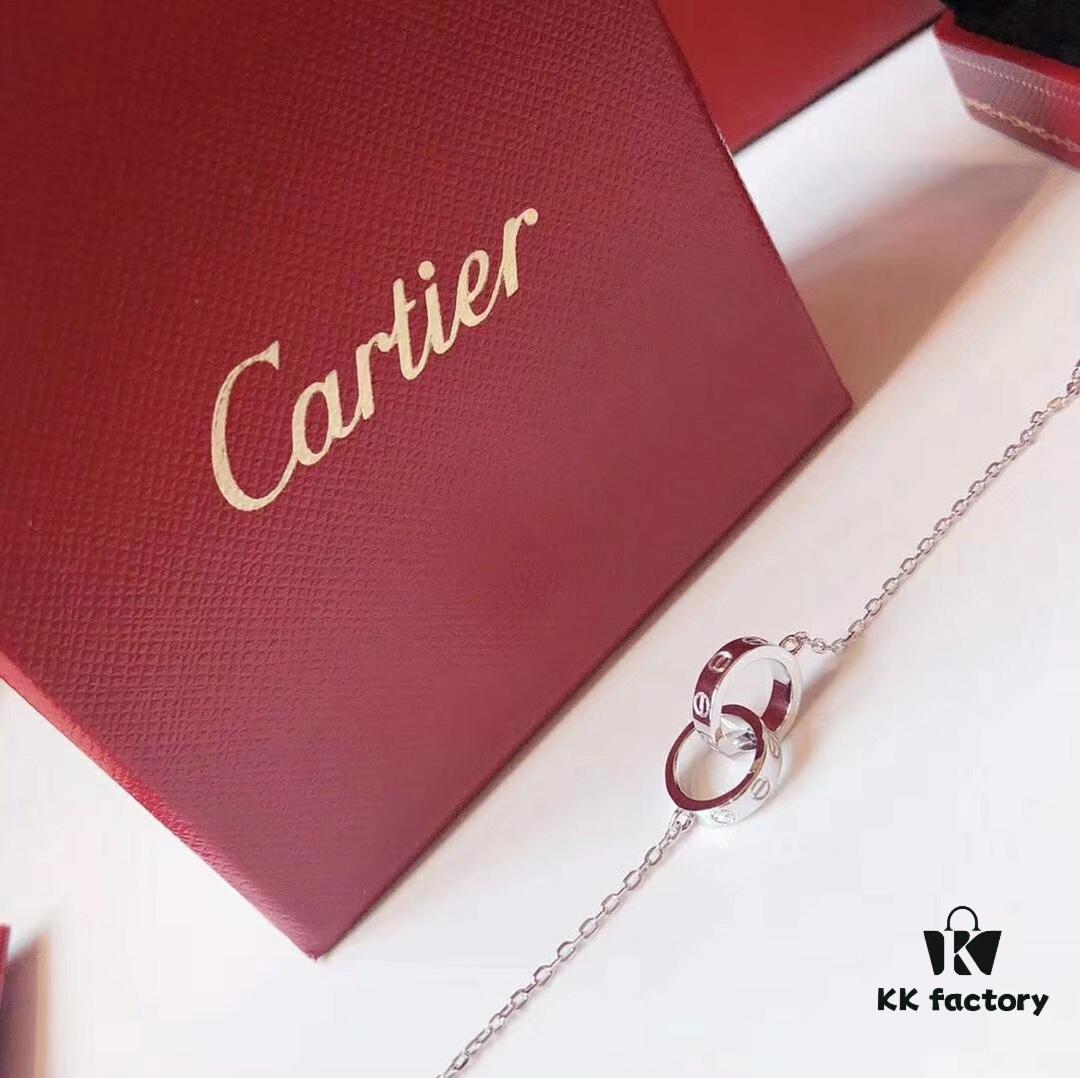 692fd1a999f2d84055c8a02a Cartier LOVE Series Screw Design Dual Ring Bracelet, High-End Custom Craftsmanship, Heavy-Duty S925 Silver Gold-Plated CNC Version, Classic and Timeless Design