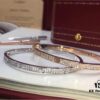 692fd1ab99f2d84055c8a031 High-End Custom Cartier-Style Slim Bangle Bracelet, Fully Paved with Diamonds, Exquisite Craftsmanship