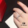 692fd1b199f2d84055c8a03d Hot Sale Celebrity Fashion Icon Same Style Cartier Etincelle De Series Cross Diamond Ring German Imported 925 Sterling Silver Micro-Pave High-Carbon Diamonds 1:1 Craftsmanship Original Logo Extremely Eye-Catching Super Bling