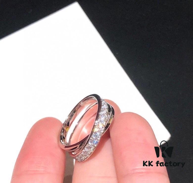 692fd1b299f2d84055c8a03e Hot Sale Celebrity Fashion Icon Same Style Cartier Etincelle De Series Cross Diamond Ring German Imported 925 Sterling Silver Micro-Pave High-Carbon Diamonds 1:1 Craftsmanship Original Logo Extremely Eye-Catching Super Bling
