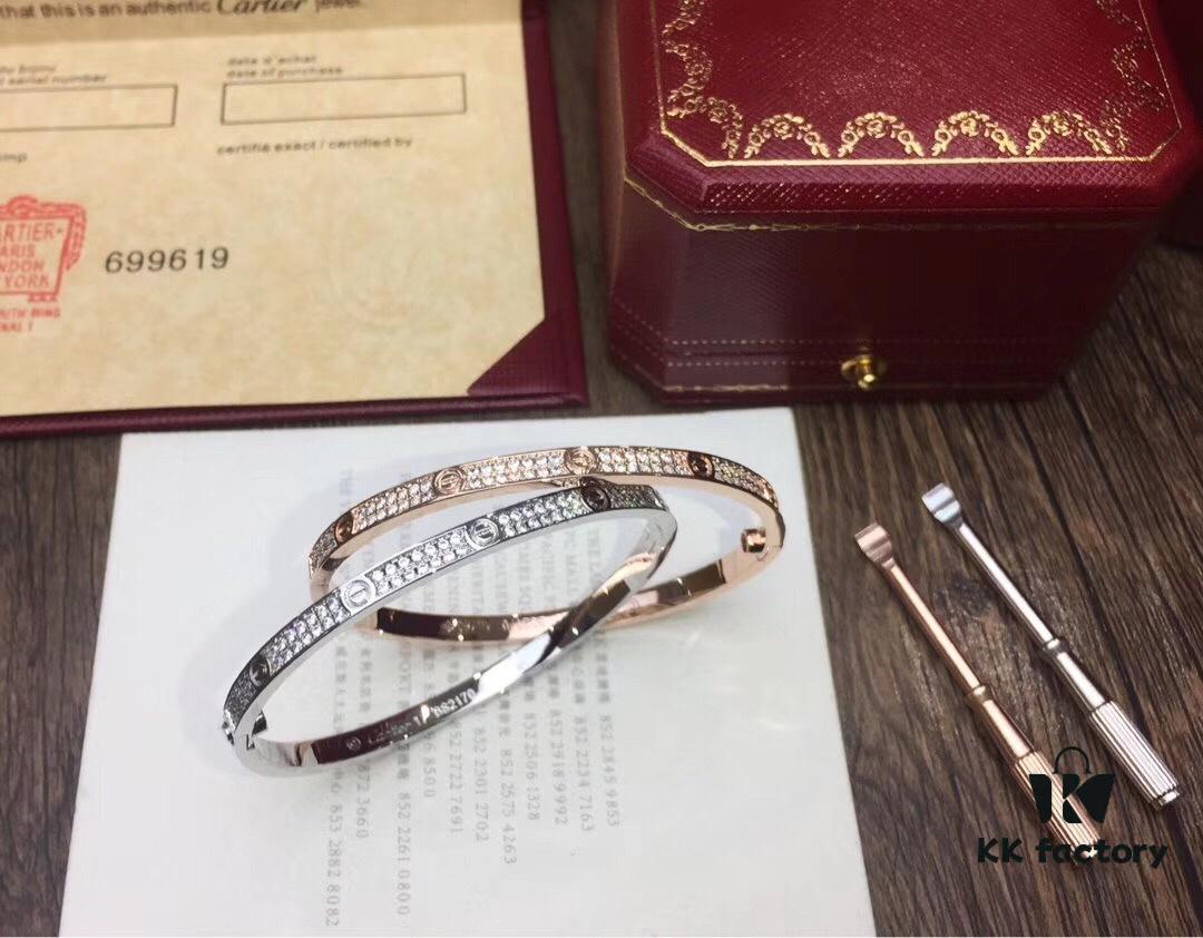 692fd1b299f2d84055c8a03f High-End Custom Cartier-Style Slim Bangle Bracelet, Fully Paved with Diamonds, Exquisite Craftsmanship