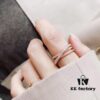 692fd1b499f2d84055c8a044 Cartier 2020 New Arrival Cross Three-Row Diamond Ring, a Timeless Design, Simple and Elegant, Versatile and Sophisticated, Crafted with Premium German Imported S925 Sterling Silver Plated with Thick Gold