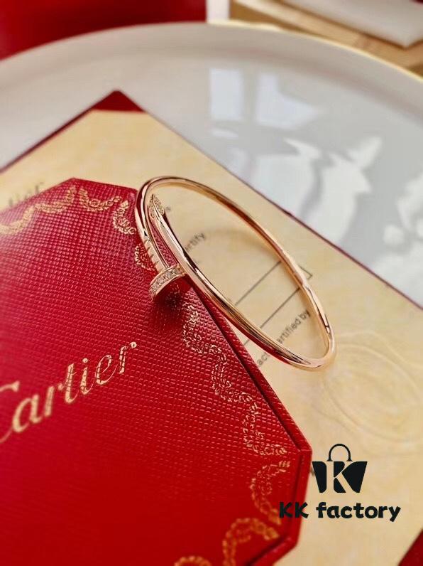 692fd1bc99f2d84055c8a057 Cartier Juste un Clou Series Nail Bracelet in Rose Gold