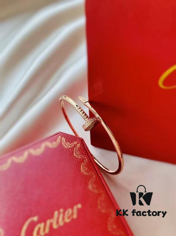 692fd1bd99f2d84055c8a058 Cartier Juste un Clou Series Nail Bracelet in Rose Gold