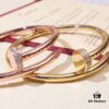 692fd1c299f2d84055c8a068 Cartier Cartier Nails Bracelet, Simple and Individual, Without Excessive Decoration, With the Iconic Nail Design That Expresses Confidence and Independent Spirit, Highlighting Personal Uniqueness! Distinctive Lines Combine Modernity and Bold Creativity! The Rose Gold Color Is Very Versatile and Can Be Paired with Other Bracelets or Bangles for a Stylish and Capable Look!