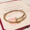 692fd1c399f2d84055c8a06a Cartier Cartier Nails Bracelet, Simple and Individual, Without Excessive Decoration, With the Iconic Nail Design That Expresses Confidence and Independent Spirit, Highlighting Personal Uniqueness! Distinctive Lines Combine Modernity and Bold Creativity! The Rose Gold Color Is Very Versatile and Can Be Paired with Other Bracelets or Bangles for a Stylish and Capable Look!
