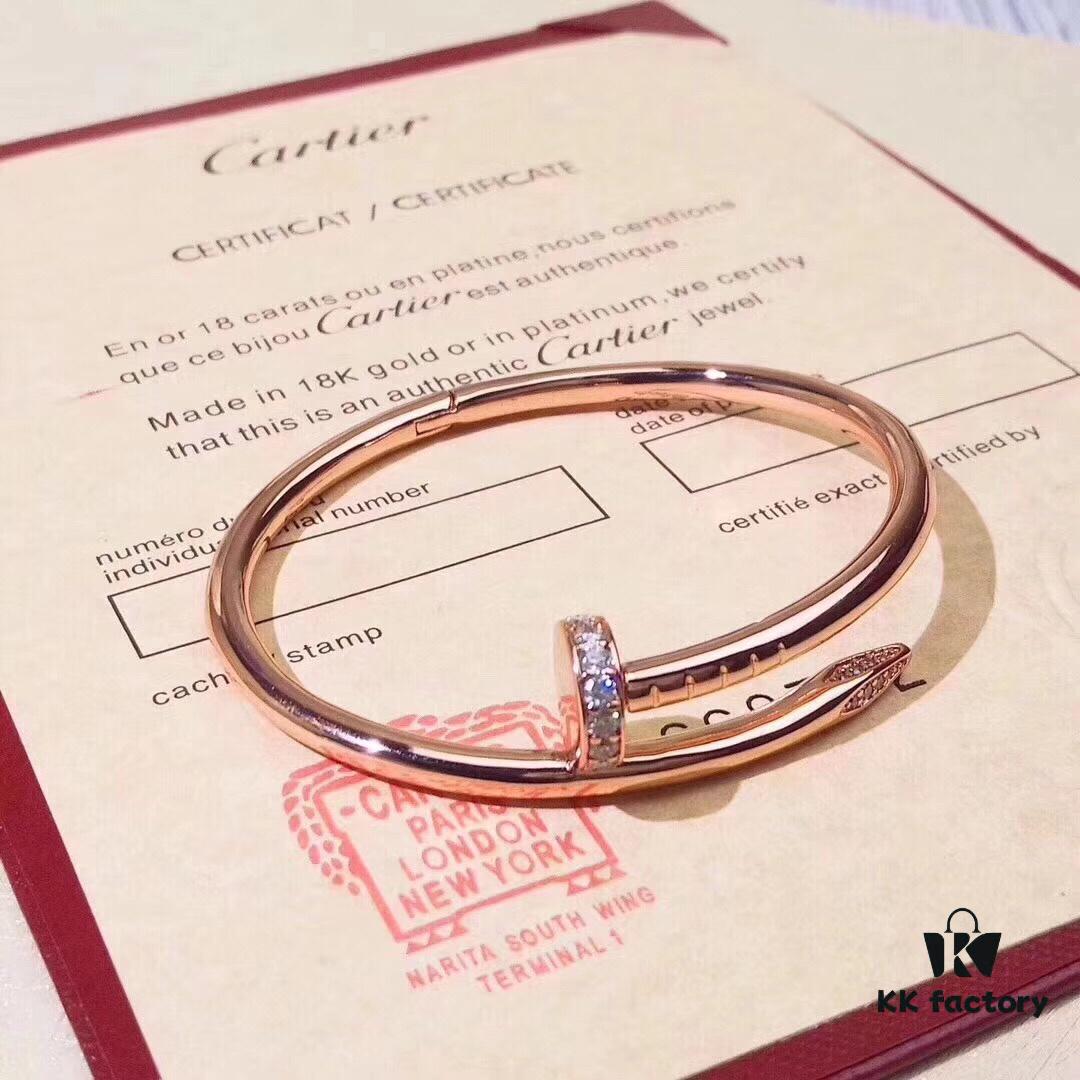 692fd1c399f2d84055c8a06b Cartier Cartier Nails Bracelet, Simple and Individual, Without Excessive Decoration, With the Iconic Nail Design That Expresses Confidence and Independent Spirit, Highlighting Personal Uniqueness! Distinctive Lines Combine Modernity and Bold Creativity! The Rose Gold Color Is Very Versatile and Can Be Paired with Other Bracelets or Bangles for a Stylish and Capable Look!