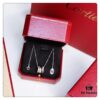 692fd1c499f2d84055c8a06c Cartier-style Classic Three-Ring Adjustable Necklace S925 Sterling Silver Plated 18K Real Gold with Imported Simulated Diamonds, Luxury Dual-Tone Plating, Detachable for Versatile Styling