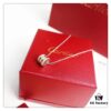 692fd1c599f2d84055c8a06f Cartier-style Classic Three-Ring Adjustable Necklace S925 Sterling Silver Plated 18K Real Gold with Imported Simulated Diamonds, Luxury Dual-Tone Plating, Detachable for Versatile Styling