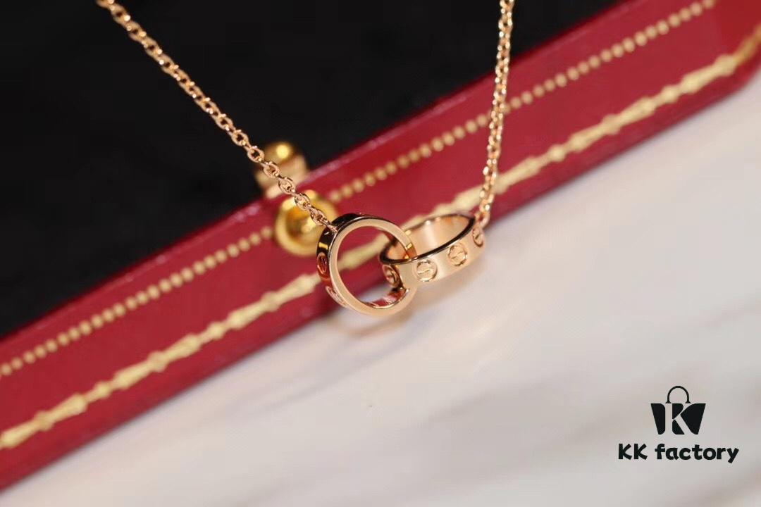 692fd1c699f2d84055c8a070 Cartier Love Series Dual-Tone Necklace, Custom Italian Chain, High-Density Craftsmanship