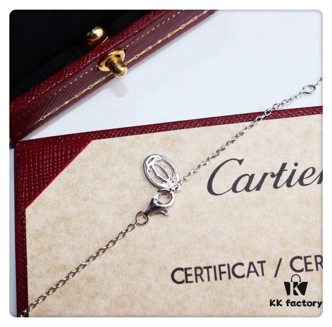 692fd1c699f2d84055c8a071 Cartier-style Classic Three-Ring Adjustable Necklace S925 Sterling Silver Plated 18K Real Gold with Imported Simulated Diamonds, Luxury Dual-Tone Plating, Detachable for Versatile Styling
