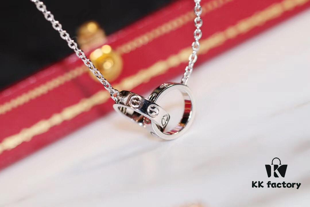 692fd1c699f2d84055c8a073 Cartier Love Series Dual-Tone Necklace, Custom Italian Chain, High-Density Craftsmanship