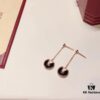 692fd1c799f2d84055c8a076 Cartier-Style High-End Double-Sided Pendant Stud Earrings, 925 Sterling Silver with Red, White, and Black Gemstones, Symbolizing Different Love Messages, Available in Rose Gold, White Gold, and Yellow Gold