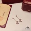 692fd1c899f2d84055c8a078 Cartier-Style High-End Double-Sided Pendant Stud Earrings, 925 Sterling Silver with Red, White, and Black Gemstones, Symbolizing Different Love Messages, Available in Rose Gold, White Gold, and Yellow Gold