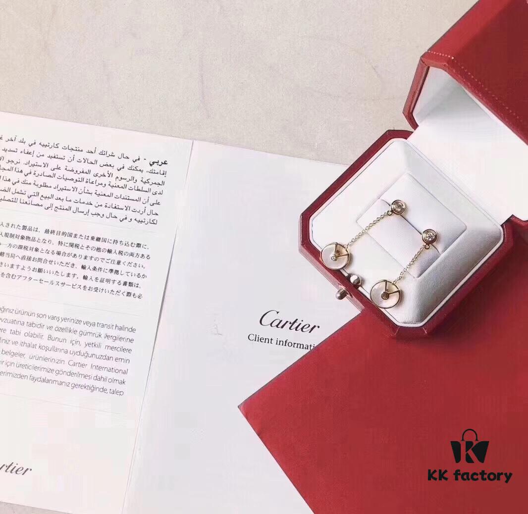 692fd1c999f2d84055c8a079 Cartier-Style High-End Double-Sided Pendant Stud Earrings, 925 Sterling Silver with Red, White, and Black Gemstones, Symbolizing Different Love Messages, Available in Rose Gold, White Gold, and Yellow Gold