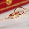 692fd1ca99f2d84055c8a07c Cartier Love Series Dual-Tone Necklace, Custom Italian Chain, High-Density Craftsmanship