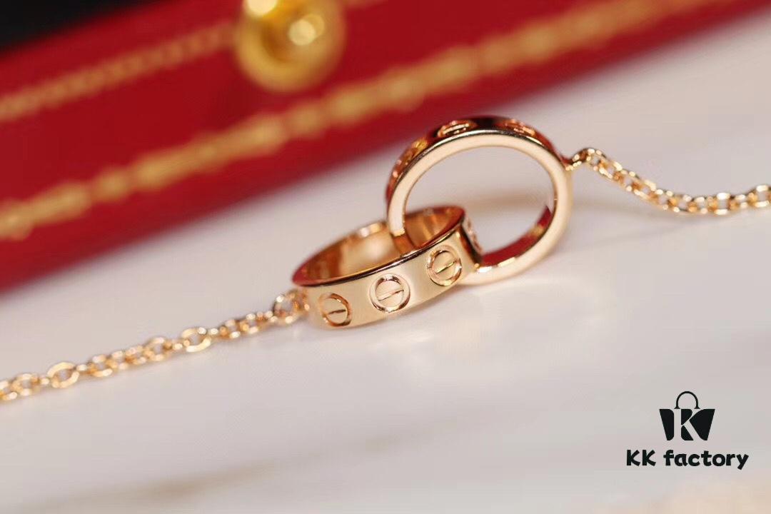 692fd1ca99f2d84055c8a07c Cartier Love Series Dual-Tone Necklace, Custom Italian Chain, High-Density Craftsmanship