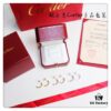 692fd1cc99f2d84055c8a082 Cartier Love Earrings Studs, Rose Gold, White Gold, Yellow Gold, Original Saucer Backs, German Imported Silver with Thick Gold Plating