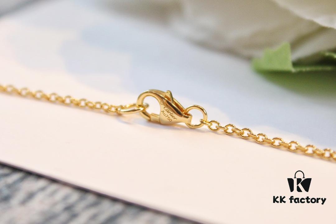 692fd1cf99f2d84055c8a08c Classic Bestseller CARTIER Love Series Double Ring Necklace CNC Precision Crafted Plated Gold Tone