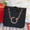 692fd1d999f2d84055c8a0a7 Latest Muse Jiang Shuying Same Style Cartier New Curb Chain Necklace Hollow Link Chain Original Proportion Major Celebrities' Same Style Precision Craftsmanship German Imported S925 Sterling Silver Plated 14K Gold Rose Gold Platinum Double-Sided Wear