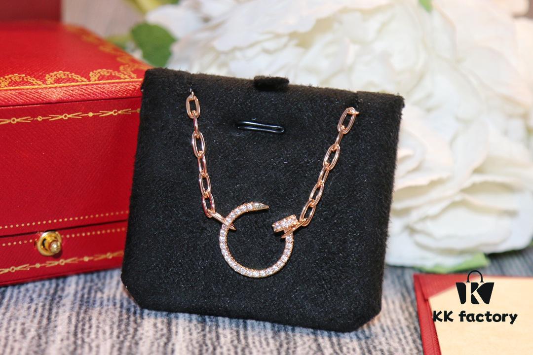 692fd1d999f2d84055c8a0a7 Latest Muse Jiang Shuying Same Style Cartier New Curb Chain Necklace Hollow Link Chain Original Proportion Major Celebrities' Same Style Precision Craftsmanship German Imported S925 Sterling Silver Plated 14K Gold Rose Gold Platinum Double-Sided Wear